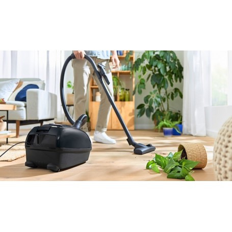 ASPIRAPOLVERE A TRAINO 850 WATT CON SACCO