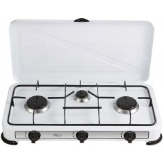FORNELLO A GAS TRE FUOCHI BIANCO