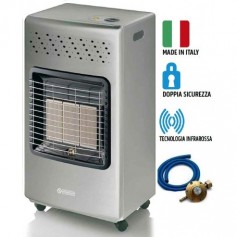 STUFA A GAS INFRAROSSI 3 LIVELLI SILVER