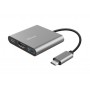 ADATTATORE 3 IN 1 USB-C/USB/HDMI RISOLUZIONE 4K