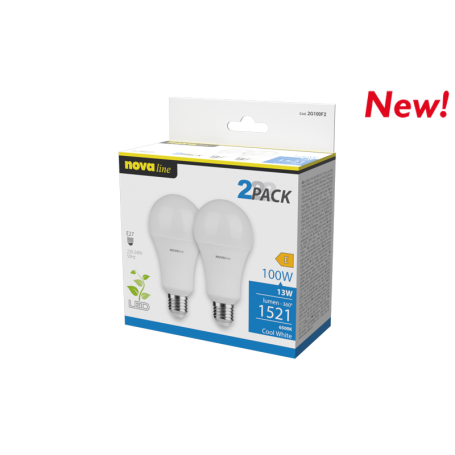 KIT 2LAMPADINE E27 6500K 1521LUMEN