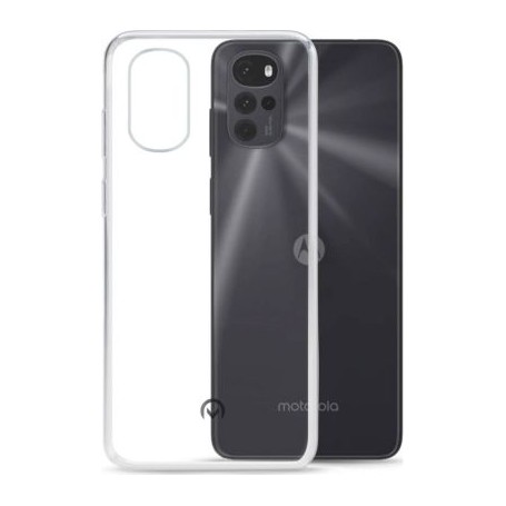 CUSTODIA IN SILICONE TRASPARENTE PER MOTO G22