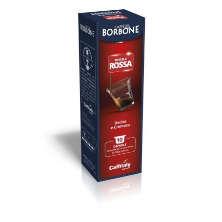 CAFFÈ BORBONE 10 CAPSULE ROSSO PER CAFFITALY