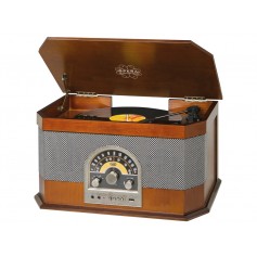 GIRADISCHI MULTIFUNZIONE CON BLUETOOTH 3VEL CON FM