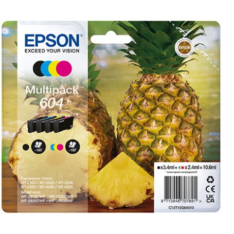 CARTUCCIA COMPATIBILE EPSON 604 BK/C/M/Y MULTIPACK