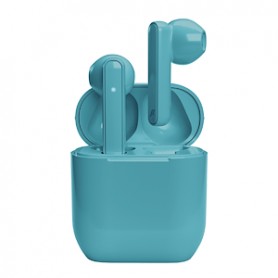 AURICOLARI BLUETOOTH COLORE AZZURRO