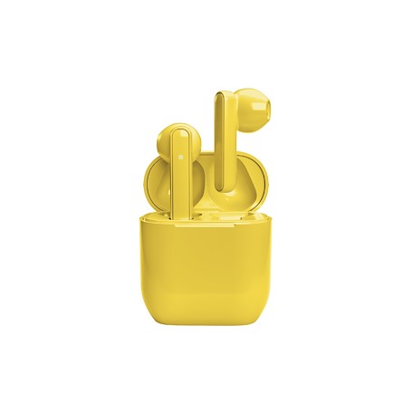 AURICOLARI BLUETOOTH COLORE GIALLO