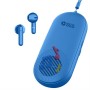 AURICOLARI WIRELESS CON CASSA BLU
