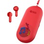 AURICOLARI WIRELESS CON CASSA ROSSO
