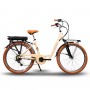BICICLETTA ELETTRICA 26 250WATT CREMA