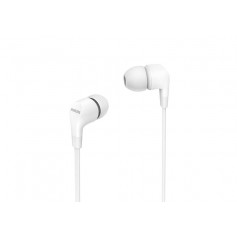 CUFFIE AURICOLARE CABLATE 1,2MT  BIANCO