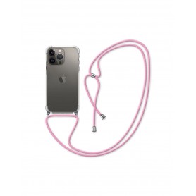 CUSTODIA IN SILICONE PER IPHONE14 PRO LACCIO BLU