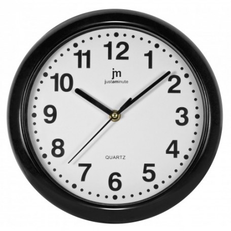 OROLOGIO DA PARETE IN ABS 25CM NERO