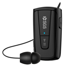 AURICOLARE BLUETOOTH CON FILO RETRATTILE MULTIPOIN