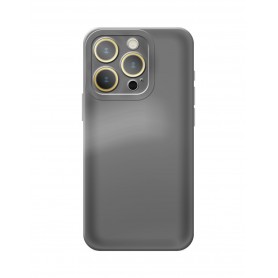 CUSTODIA IN SILICONE SATINATA GRIGIA PER IPHONE 11