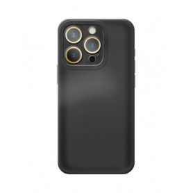 CUSTODIA IN SILICONE SATINATO NERA PER SAM. A14