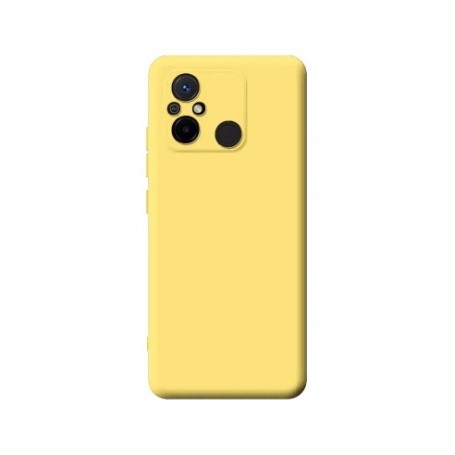 CUSTODIA IN SILICONE COLOUR GIALLO PER REDMI 12C