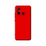 CUSTODIA IN SILICONE COLOUR ROSSO PER REDMI 12C