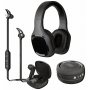 KIT AURICOLARI BLUETOOTH 5.0 4 IN 1