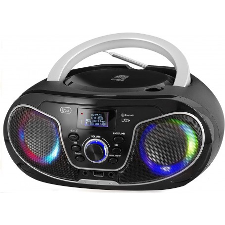 RADIO PORTATILE FM CON LETTORE CD USB BLUETOOTH