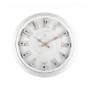 OROLOGIO DA PARETE IN ABS NUMERI RILIEVO BIANCO