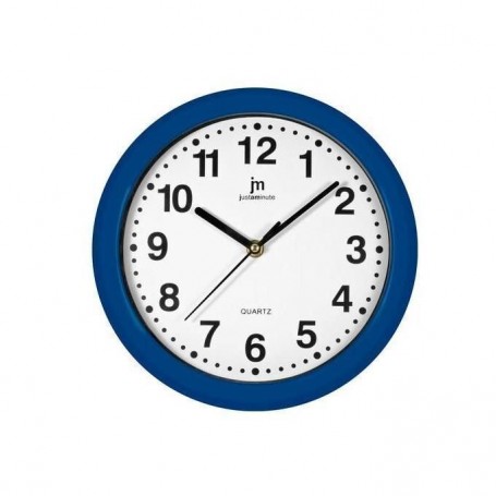 OROLOGIO DA PARETE IN ABS CERCHIO 25CM BLU