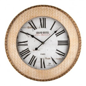 OROLOGIO DA PARETE IN LEGNO CERCHIO GRAN HOTEL 50