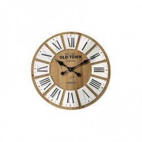 OROLOGIO DA PARETE IN MDF CERCHIO OLD TOWN 60CM