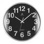 OROLOGIO DA PARETE IN ABS CERCHIO CROM 35CM NERO