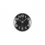 OROLOGIO DA PARETE IN PLASTICXA CERCHIO 25 CM NERO