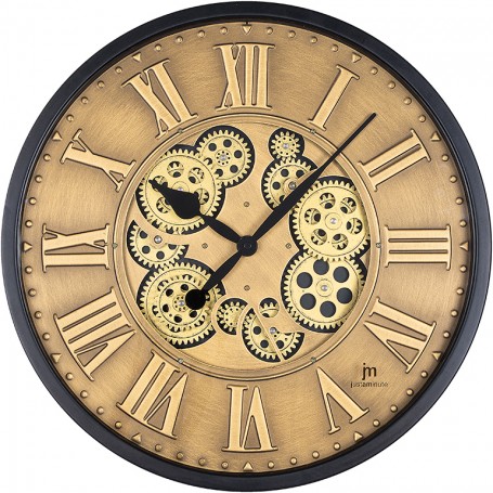 OROLOGIO DA PARETE IN METALLO CON INGRANAGGI ROT