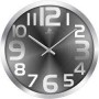 OROLOGIO DA PARETE IN METALLO CERCHIO 30CM GRIGIO