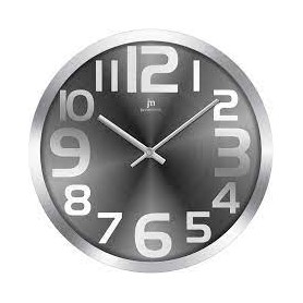 OROLOGIO DA PARETE IN METALLO CERCHIO 30CM GRIGIO