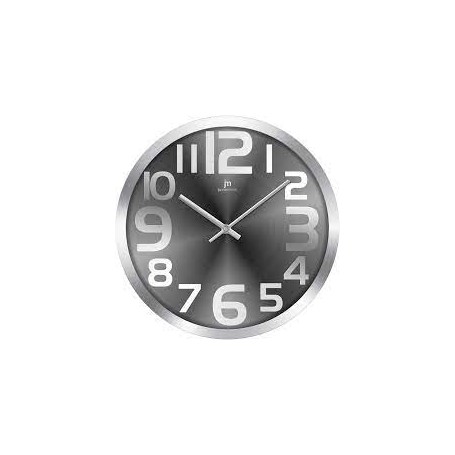 OROLOGIO DA PARETE IN METALLO CERCHIO 30CM GRIGIO