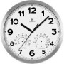 OROLOGIO DA PARETE IN ALLUMINIO TERMOMETRO E IGRO
