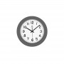 OROLOGIO DA PARETE IN ABS CERCHIO 29,5CM GRIGIO