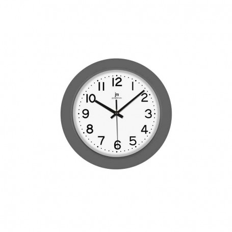 OROLOGIO DA PARETE IN ABS CERCHIO 29,5CM GRIGIO