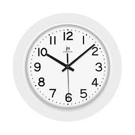 OROLOGIO DA PARETE IN ABS CERCHIO  29,5CM BIANCO