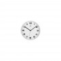 OROLOGIO DA PARETE IN ABS  CERCHIO 29CM BIANCO