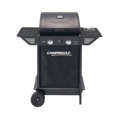 BARBECUE A GAS CON 2 BRUCIATORI NERO