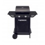 BARBECUE A GAS CON 2 BRUCIATORI NERO
