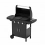 BARBECUE A GAS CON 3 BRUCIATORI NERO