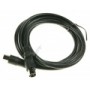 CAVO ANTENNA 1,5MT M/F NERO DRITTO