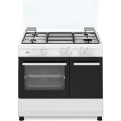 CUCINA A GAS 4 FUOCHI 90*60 CON GRILL ELETT BIANCO