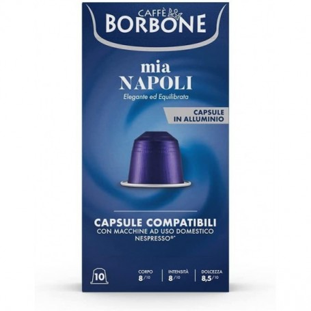 CAFFÈ BORBONE 10 CAPSULE NAPOLI PER NESPRESSO