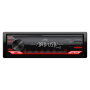 AUTORADIO 50 WATT MP3 DAB USB AUX DISPLAY ROSSO