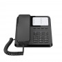 TELEFONO FISSO CON FILO CON DISPLAY RUBRICA NERO