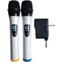SET MICROFONI WIRELESS VHF RICEVITORE JACK RIC