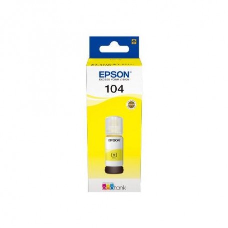CARTUCCIA STAMPANTE EPSON ECOTANK 104 GIALLO