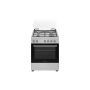 CUCINA A GAS 4 FUOCHI 60X60 BIANCA FORNO GAS+GRILL